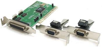 Контроллер PCI COM 2x port внутр, без COM планки, LPT port